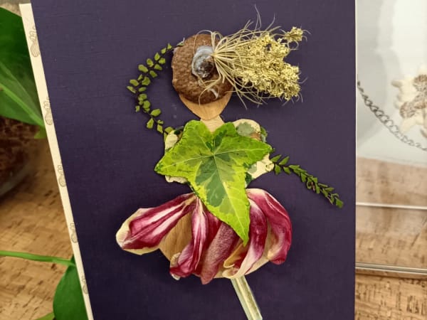 Atelier réalisation d'un pochoir ou tableau végétal à Dax (40)