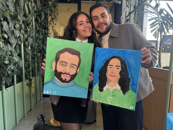 Taller de pintura "Pinta a tu pareja" en París