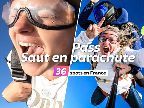 Pass Saut en parachute | 36 spots en France