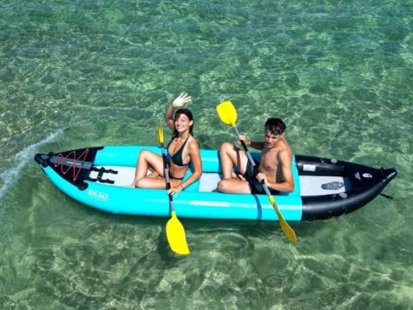 Kayak plage de la Garonnette à Sainte-Maxime (83)