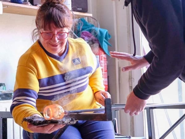 Taller de soplado de vidrio en L'Isle-Adam (95)