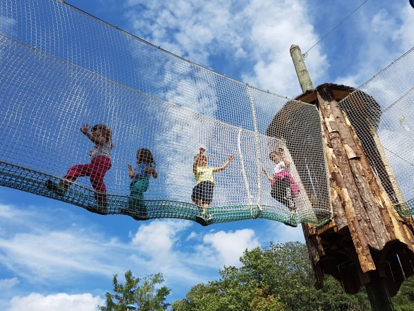 Anniversaire Accrobranche 4-16 ans à Millau au bord du Tarn