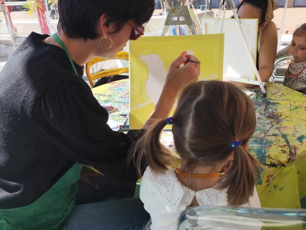Atelier de peinture Parent/enfant à Montpellier (34)