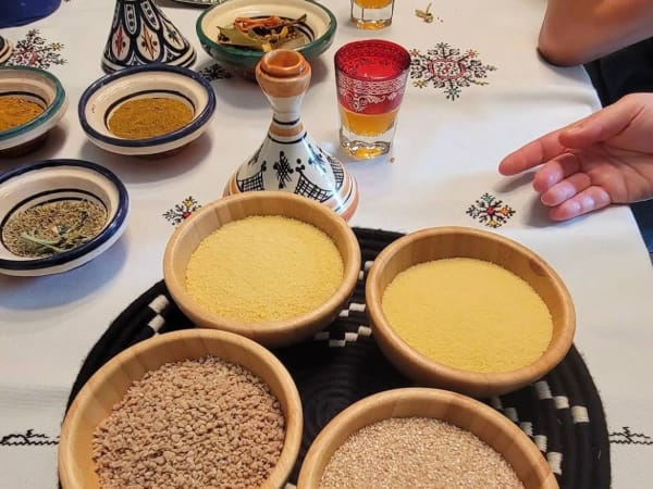 Taller de platos marroquíes festivos en Villeneuve-Tolosane (31)