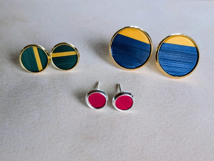 Make your own straw marquetry earrings in Fenouillet (31)