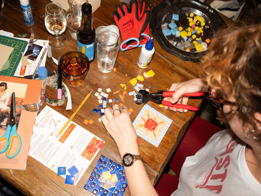 Atelier mosaïque à Paris 11ème