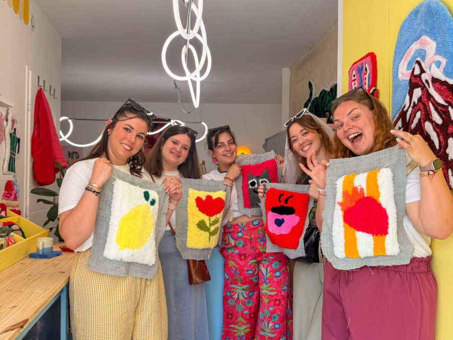Workshop de iniciação ao tufting em Montpellier (34)