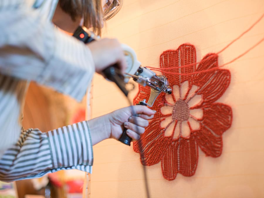 Tufting-Werkstatt in Rouez (72)