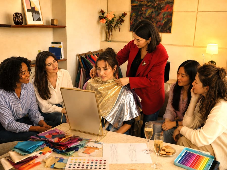 Atelier Colorimétrie spécial EVJF à Paris 2ème
