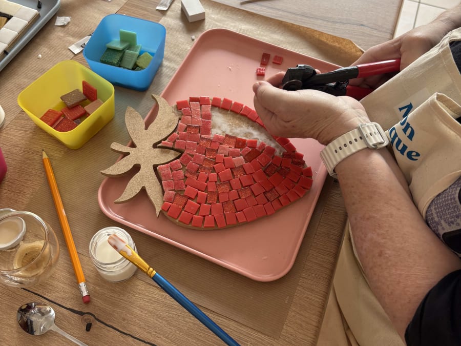 Mosaik-Workshop in Bourg-en-Bresse (01)