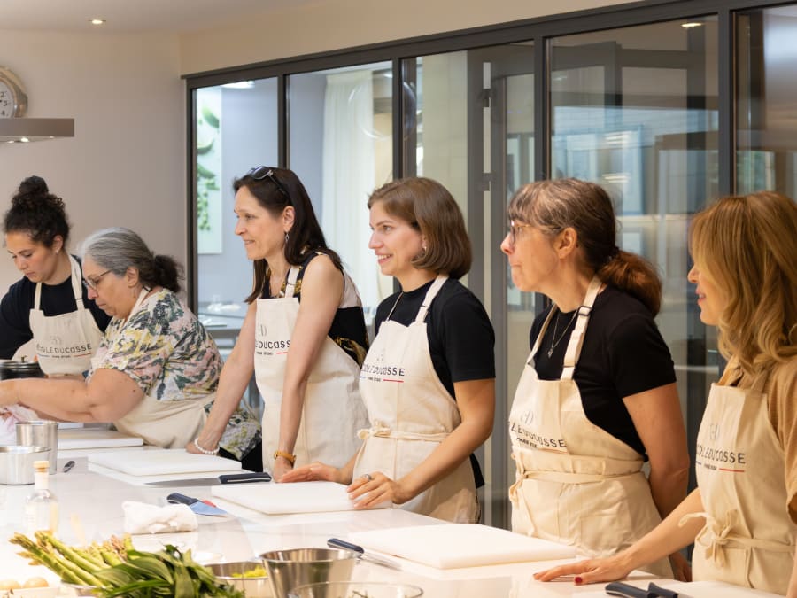 Pasta" cooking class at École Ducasse