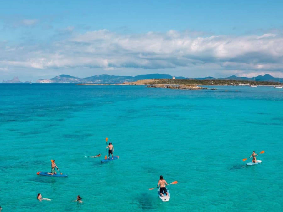Day trip to Formentera by boat from Ibiza