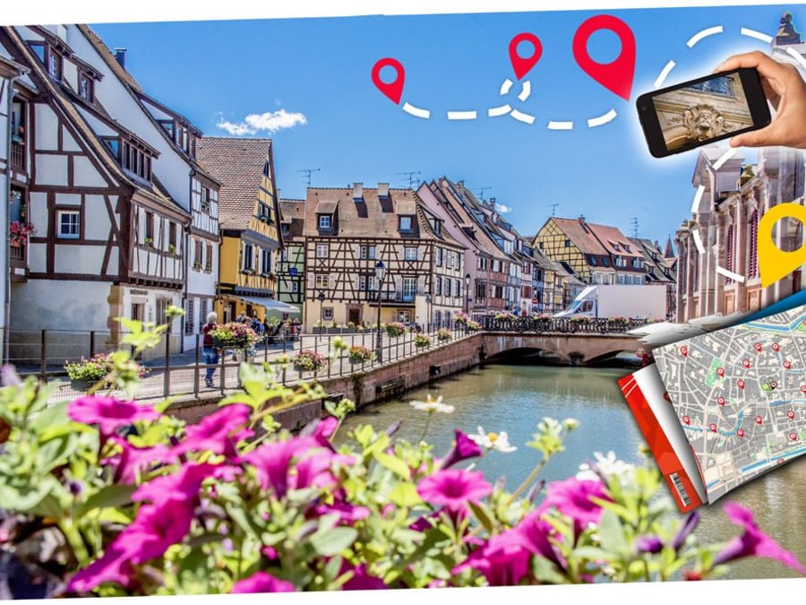 Team Building rallye urbain à Colmar (68)