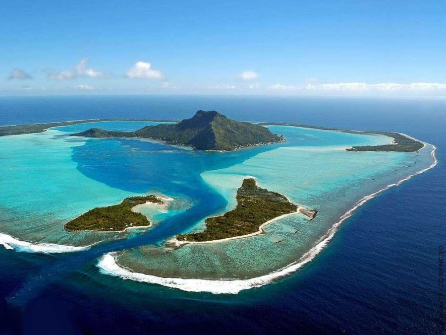 Vol en ULM Multiaxes depuis Maupiti