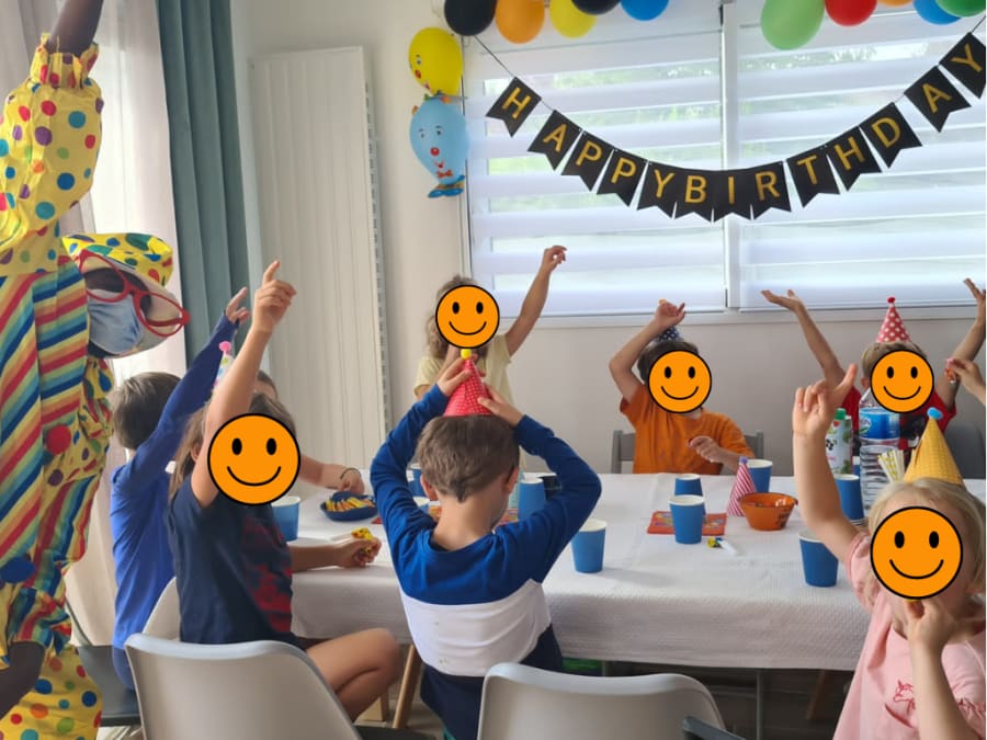 Anniversaire Cirque 6-8 ans à domicile (IDF)