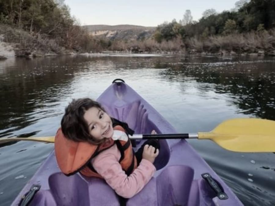 Alquiler de canoas kayak en Salavas - ruta de 5 km