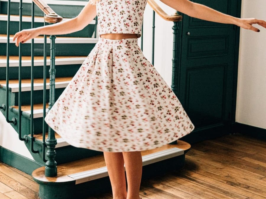 Skirt-making workshop in Paris 20th arrondissement