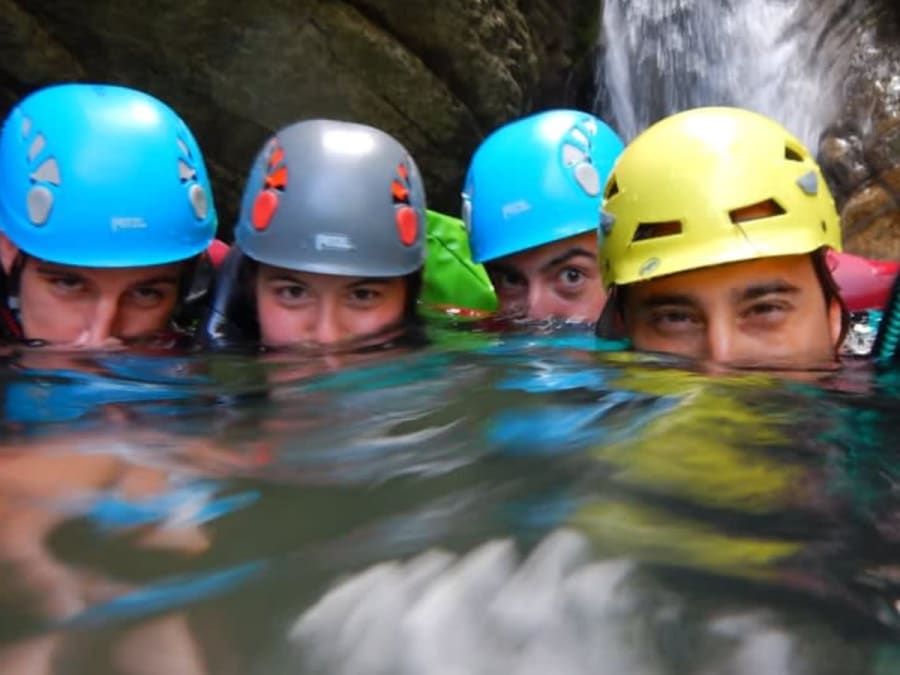 Canyoning au Vertaco Canyon à Saint-Gervais (38)