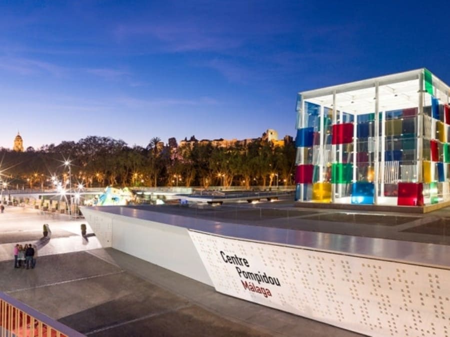 Entrada para el Centro Pompidou de Málaga