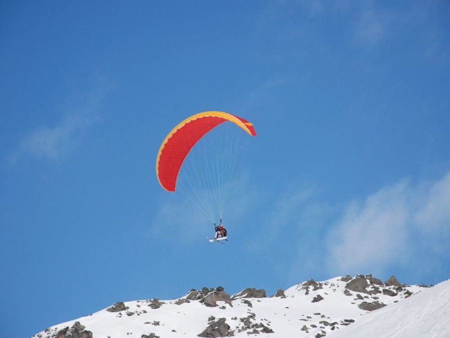 Vol en parapente à Méribel (73)