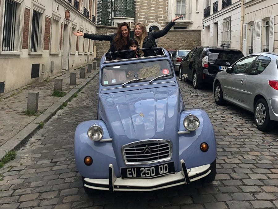 2CV car ride in Paris