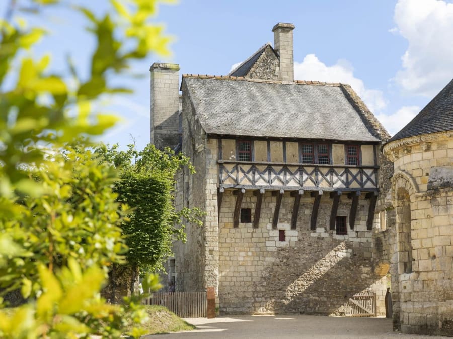 Entrada para el Prieuré Saint-Cosme, casa de Ronsard (37)