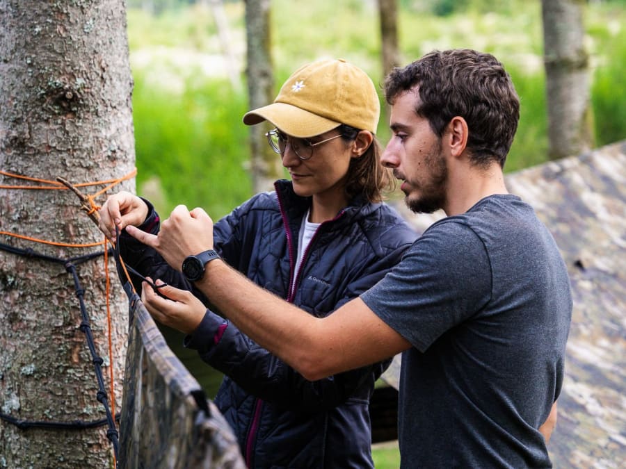 Curso práctico de supervivencia en los Vosgos (88)