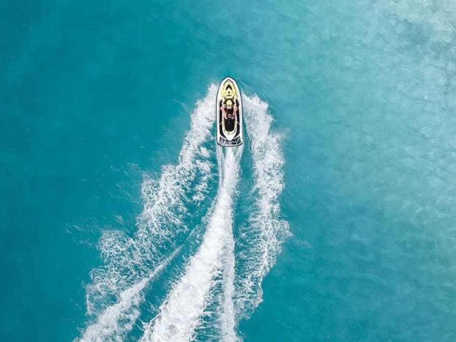Jet-ski au lever du soleil et petit-déjeuner au depart d'Antibes