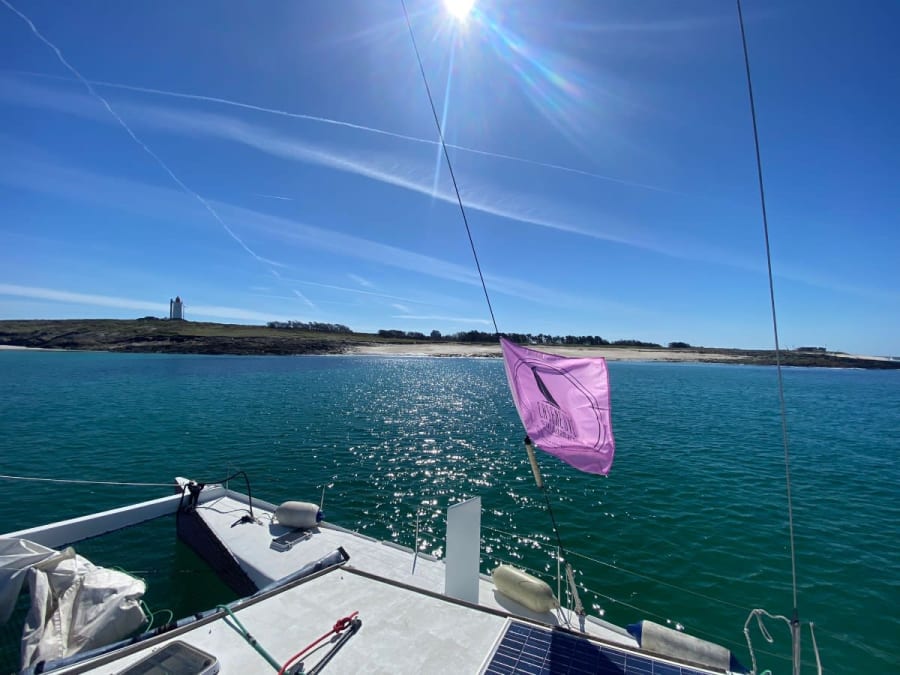 Excursión de un día a las islas Glénan en catamarán desde Concar