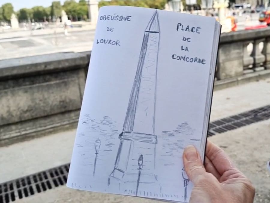 Drawing workshop and cultural walk from the Concorde to the Louv
