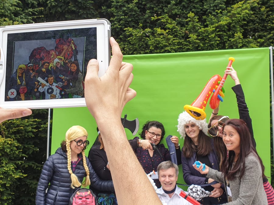 Team Building Création de BD sur iPad