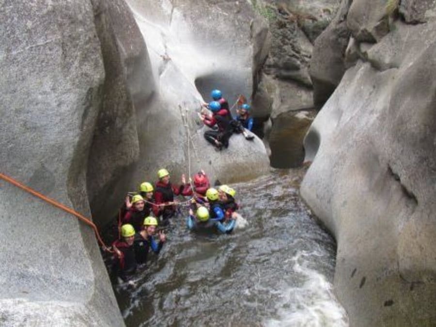 Canyoning dans le canyon de Molitg (66)