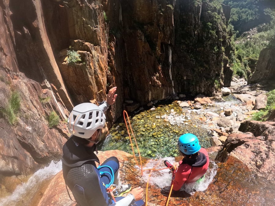 Barranquismo en el cañón de Artigue en Auzat (09)