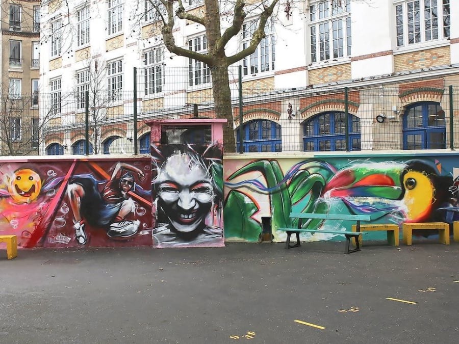 Team building initiation au graffiti à Paris 1er