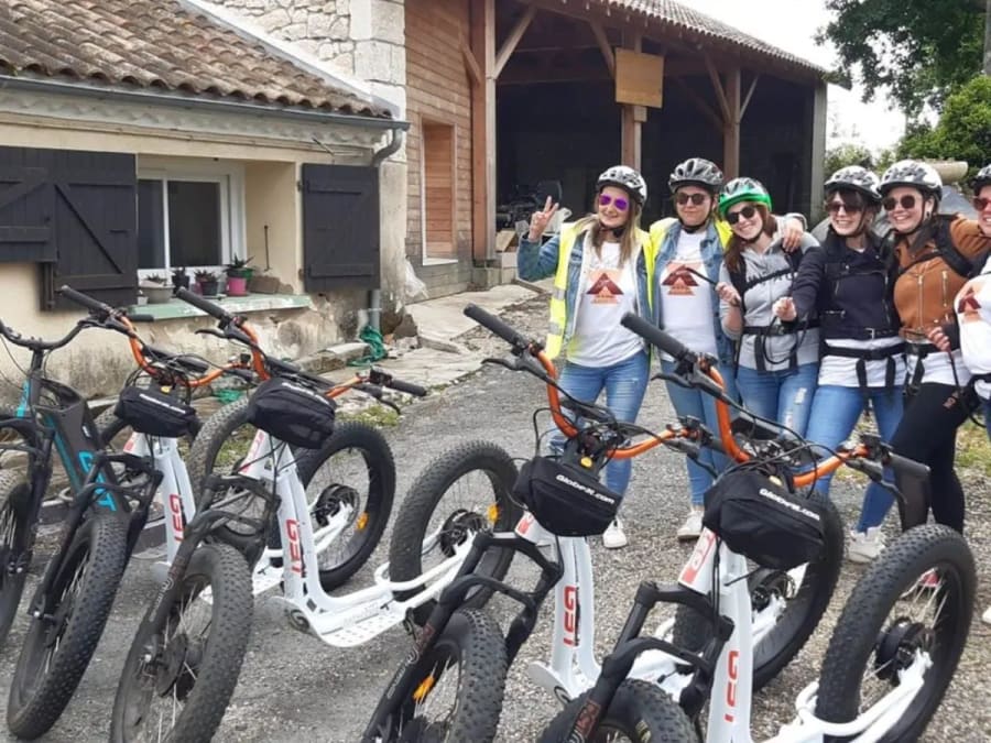 Recorrido guiado de 24 km en patinete eléctrico por Castelculier