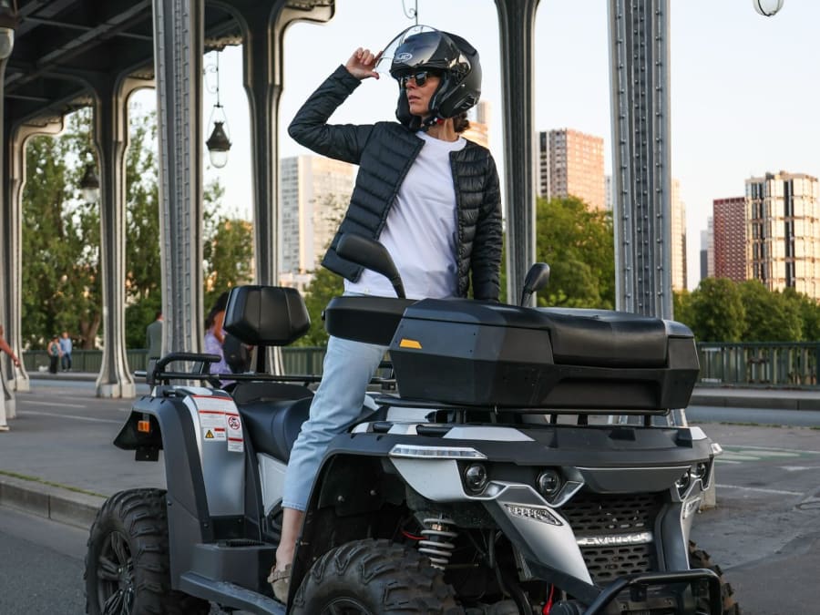 Electric quad biking in Paris