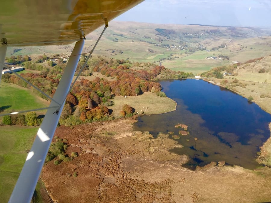Baptême de l'air en ULM Multiaxes à Coltines (15)
