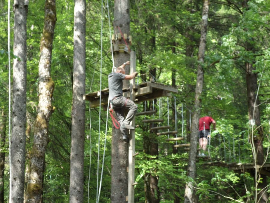 Parc aventure Accrobranche à Bellevaux (74)