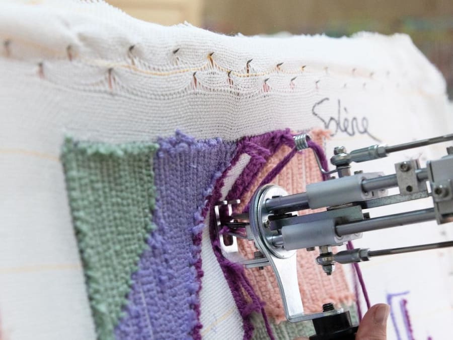 Tufting carpet workshop in Nantes (44)