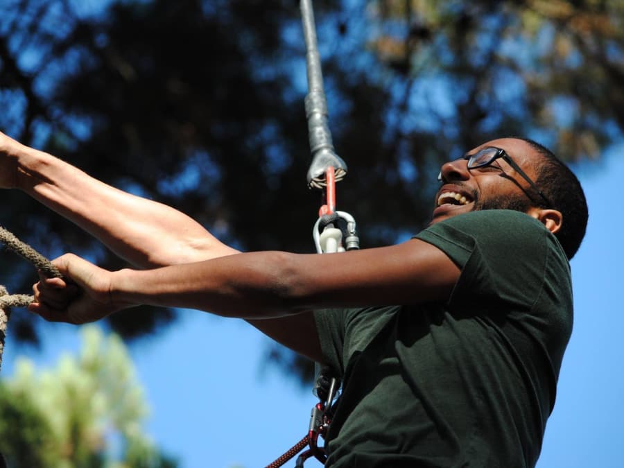 Accrobranche park in Montalivet (33)