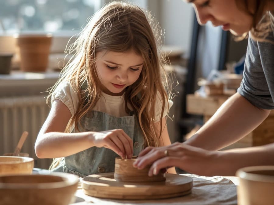 Laboratorio di modellazione per genitori e bambini a Saint-Remy (24)