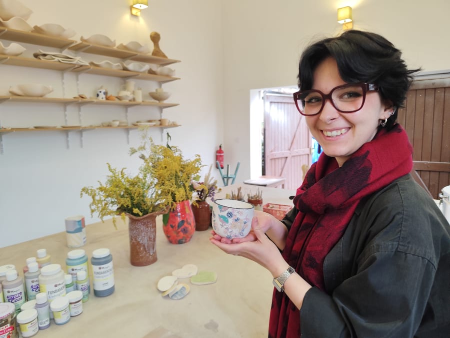Ceramic painting workshop in Dijon (21)