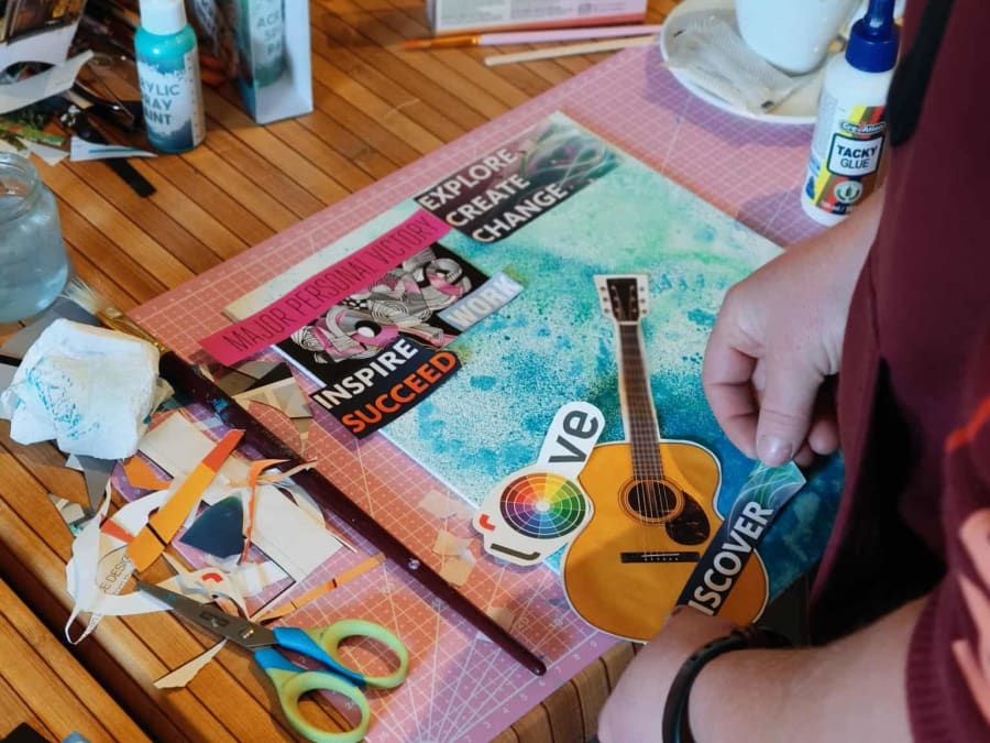 Atelier Vision Board sur toile à Luchapt (86)