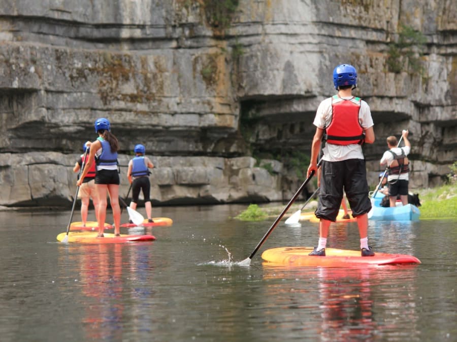Alquiler de Stand-up paddle en las Gargantas del Chassezac