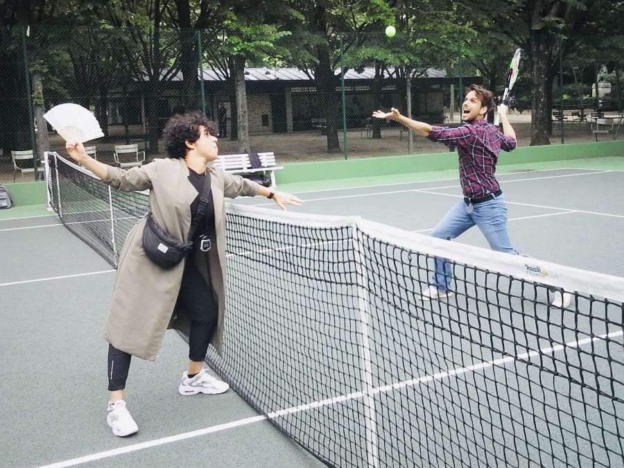 Team Building Défi Polaroïd au jardin du Luxembourg à Paris 6ème