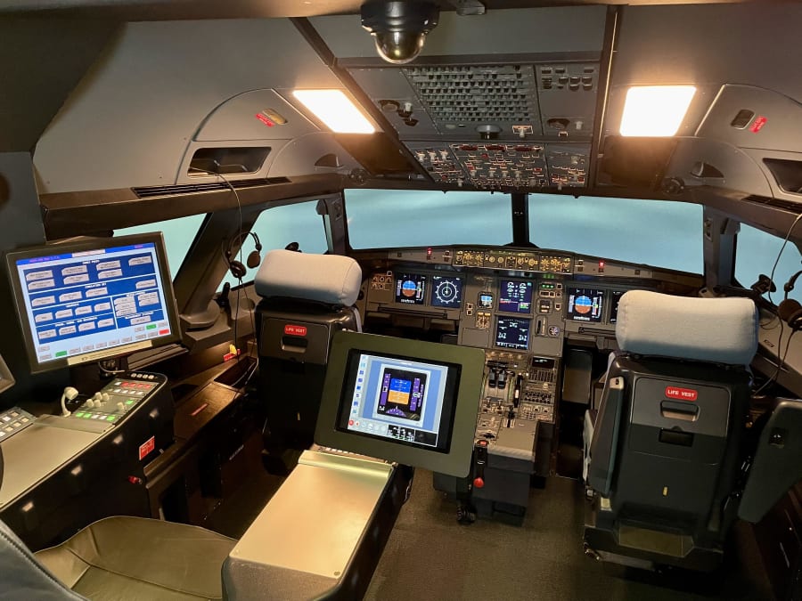 Simulador de vuelo de Airbus y Boeing en Roissy CDG