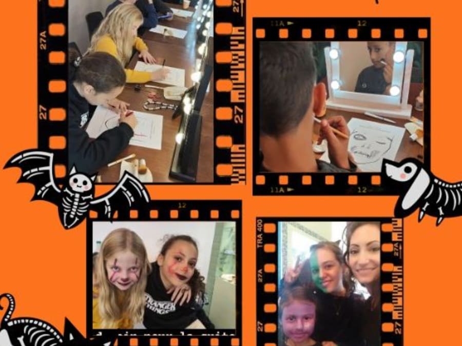 Atelier maquillage d'Halloween à Paris 8ème
