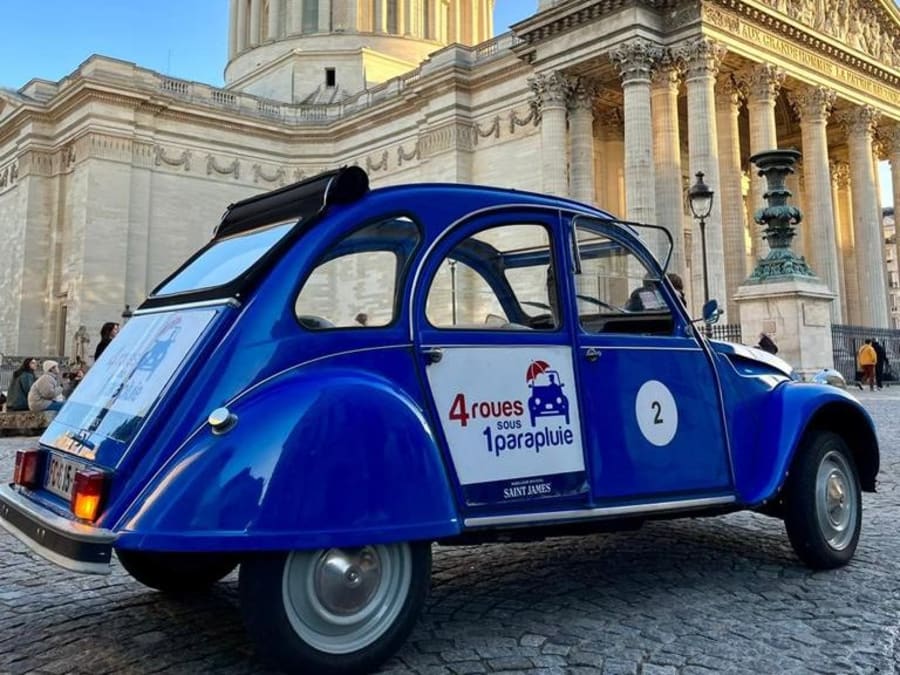 Visite "Paris Éternel" en 2CV