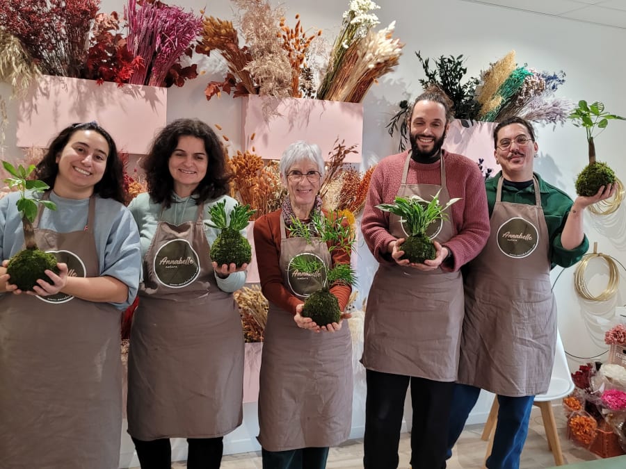 Taller Kokedama en Nantes (44)