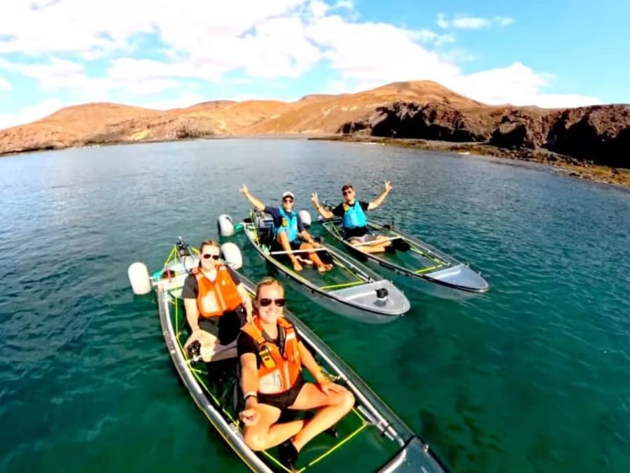 Excursión guiada en kayak de mar desde Tarajalejo, en Fuerteventura